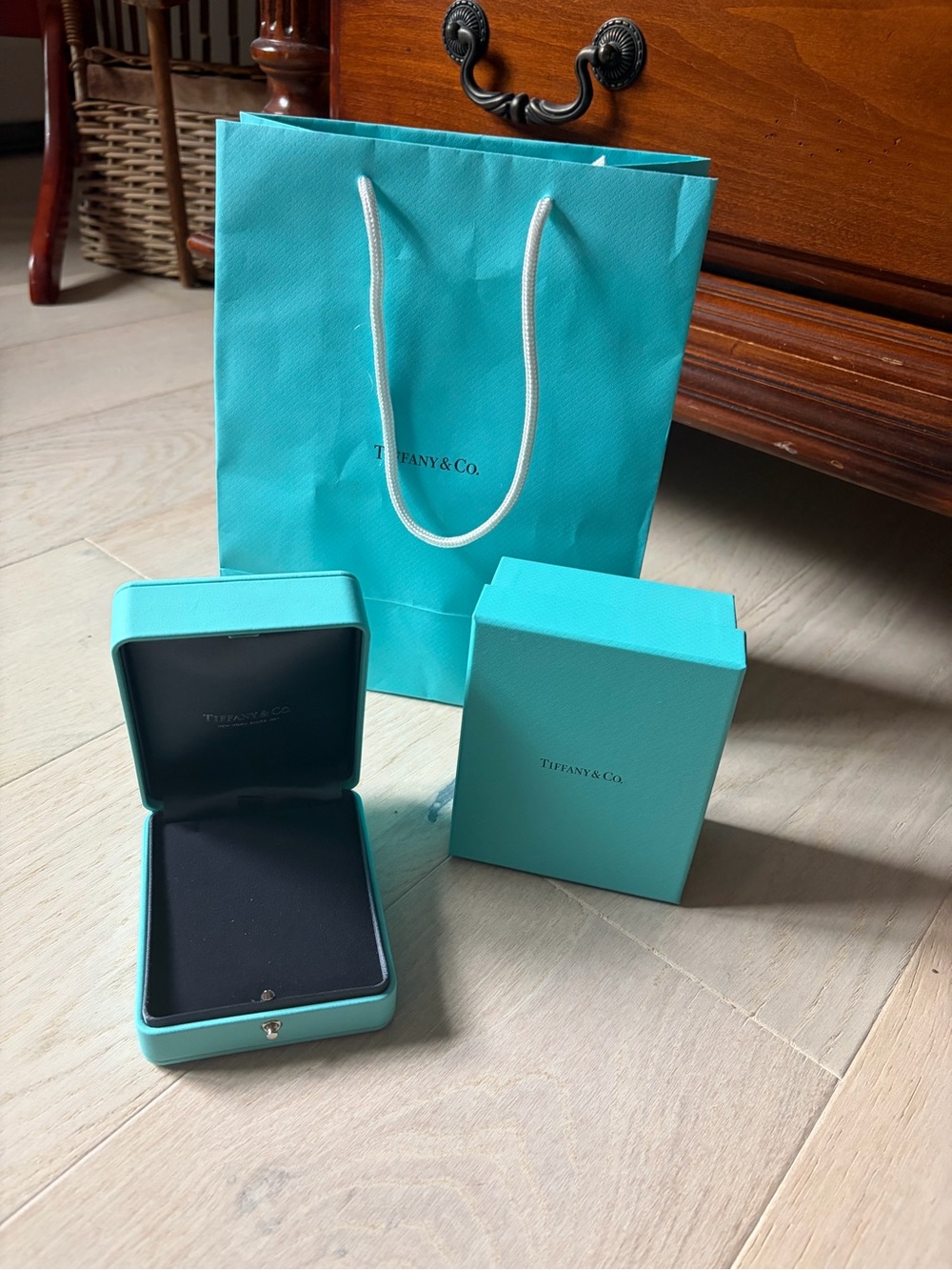 Tiffany & Co. Robin's Egg Blue Gift Set with Bag and Boxes